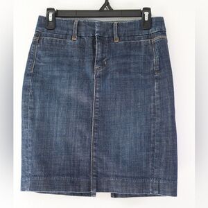 Gap Limited Edition Classic Straight Jean Pencil Skirt Y2K Size 0